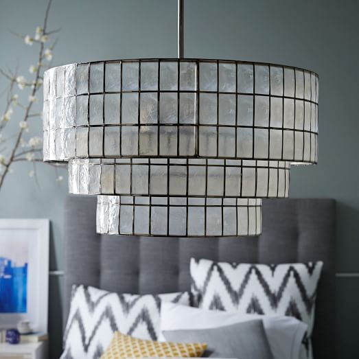 Capiz Tiered Chandelier | West Elm (US)