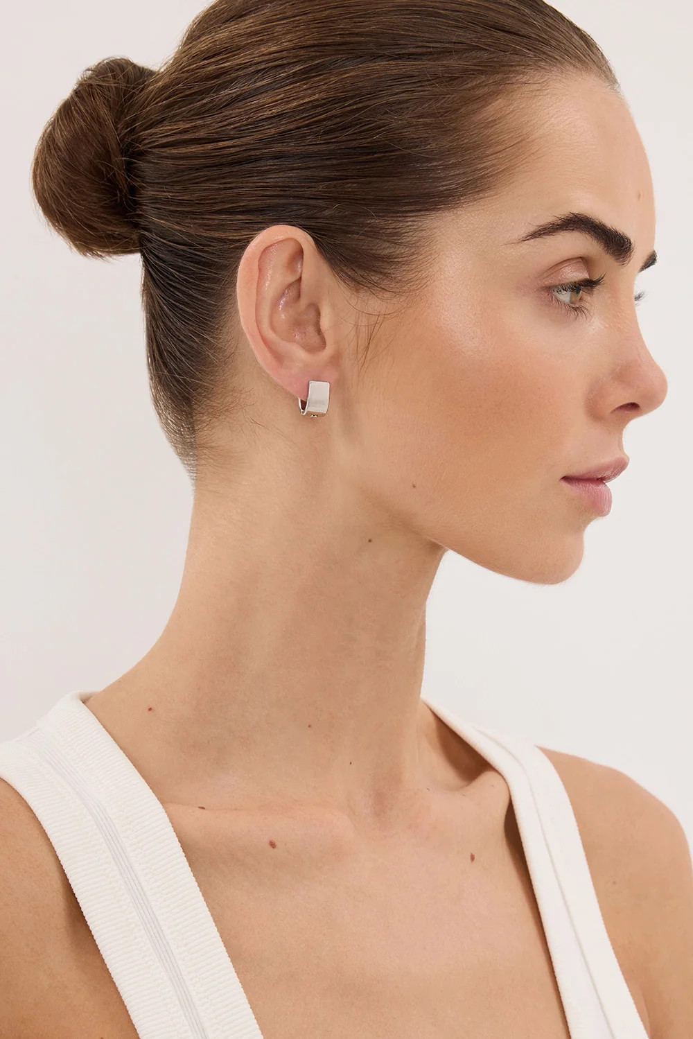 ANNA ROSSI WRAP HUGGIE RHODIUM SLVR | DISSH