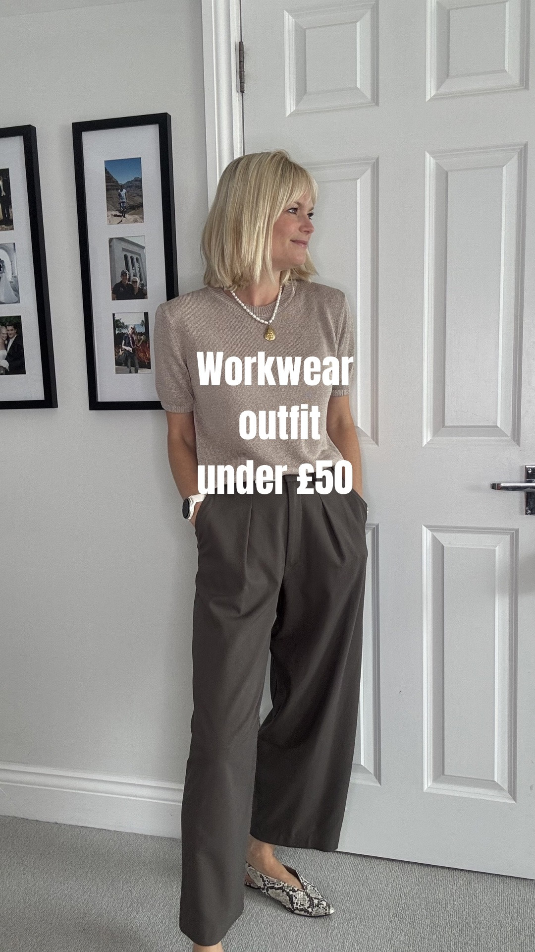 You don’t need to spend a fortune or anything near that to look good for the office. 

£20 trousers and a £25 knit. 👌👌
Shoes are old I’m afraid 

Summer workwear 
Business casual

#LTKsummer #LTKworkwear #LTKuk