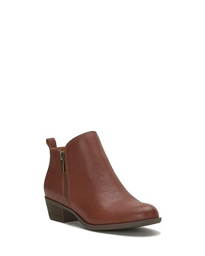 Lucky Brand Women's Basel Bootie Ankle Boot, Brownstone, 9.5 | Amazon (US)