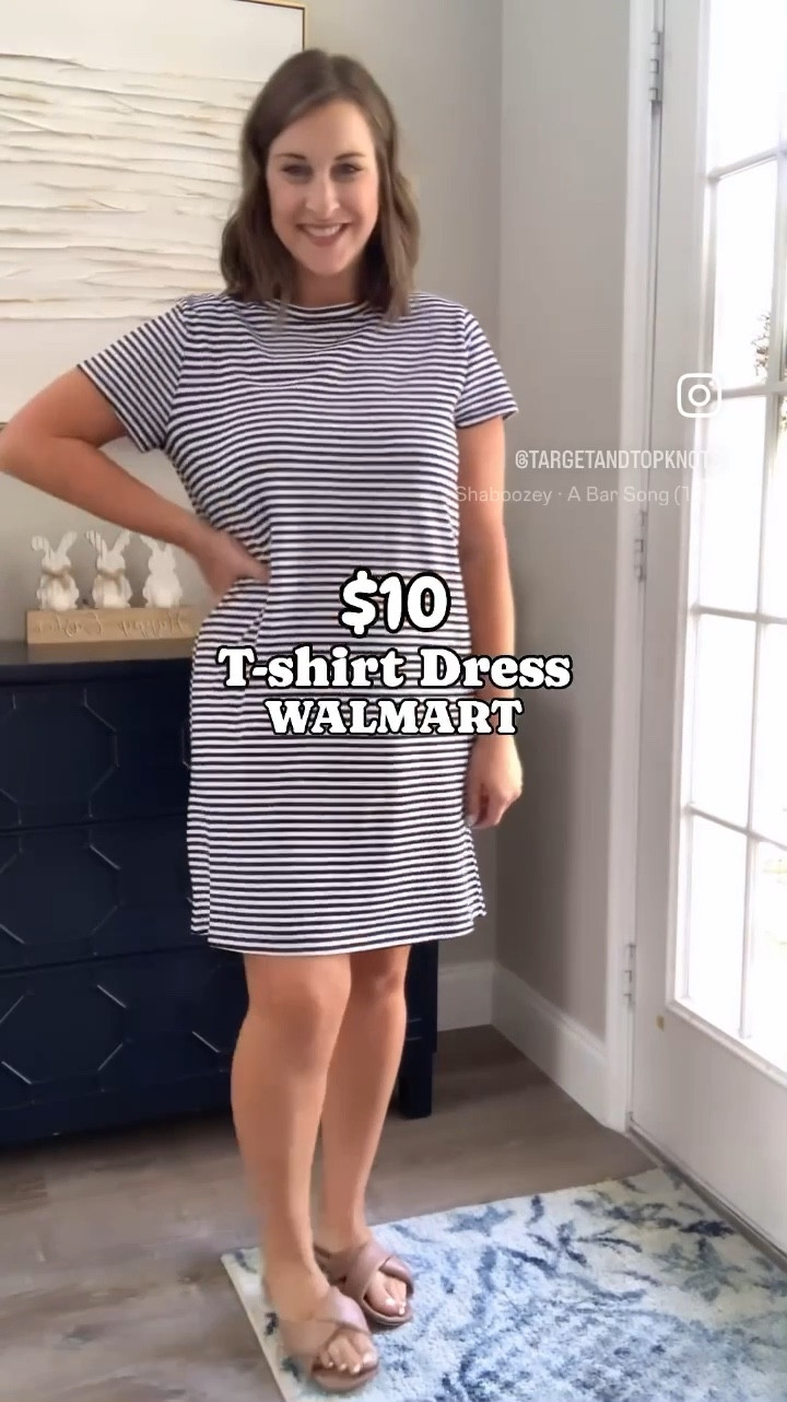 Casual T-Shirt dress from WALMART & it’s only $10 👏🏼👏🏼

Wearing a Medium- SO comfy!

#LTKmidsize #LTKstyletip #LTKfindsunder50