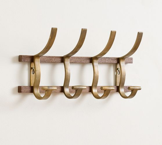 Chris Loves Julia Row of Hooks (18") | Pottery Barn (US)