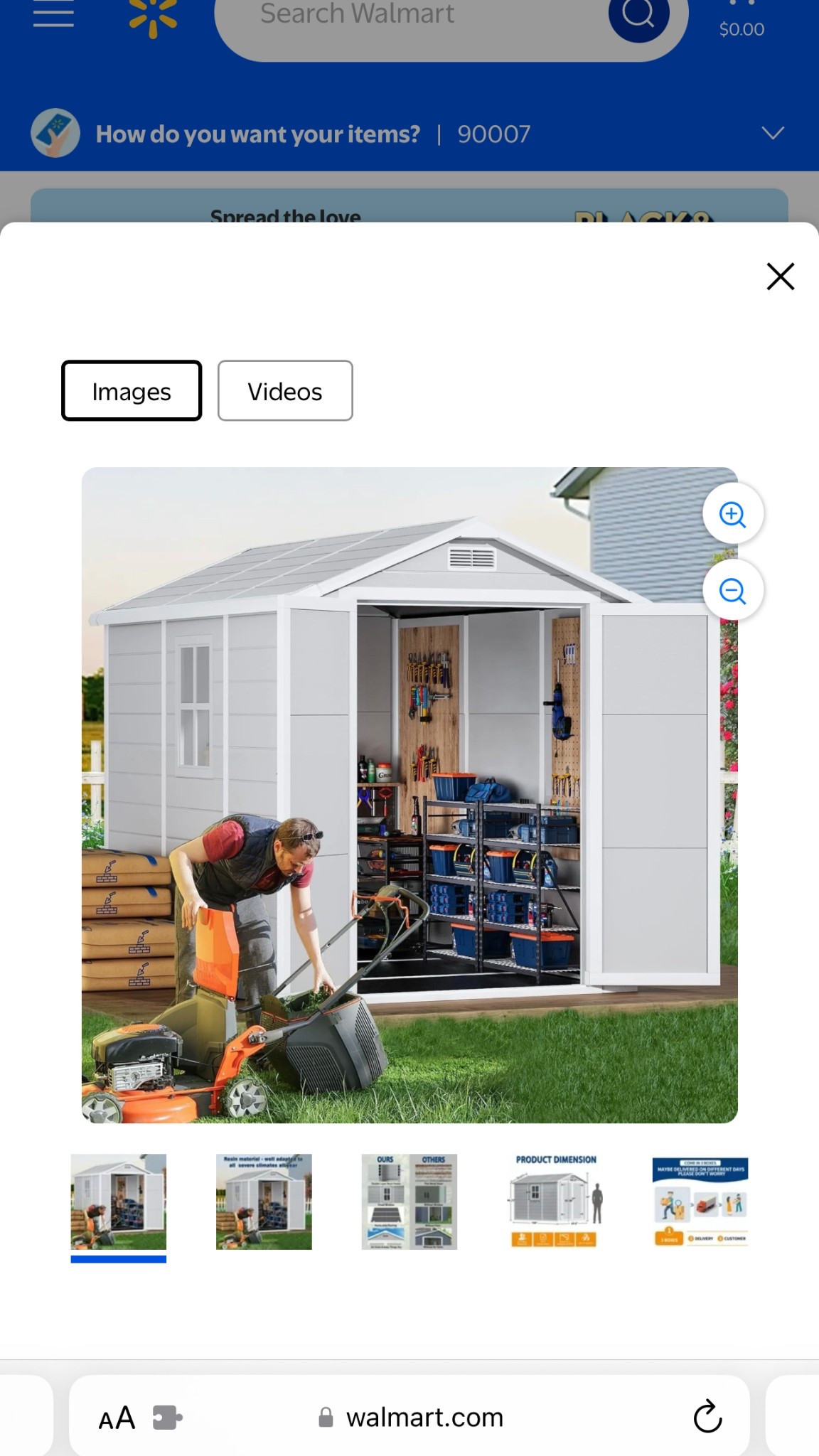Outdoor shed!