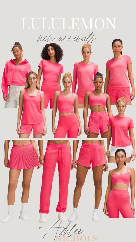 Love this new, bright pink from lululemon!

New arrivals, lululemon, casual style, athleisure, workout outfit 

#LTKstyletip