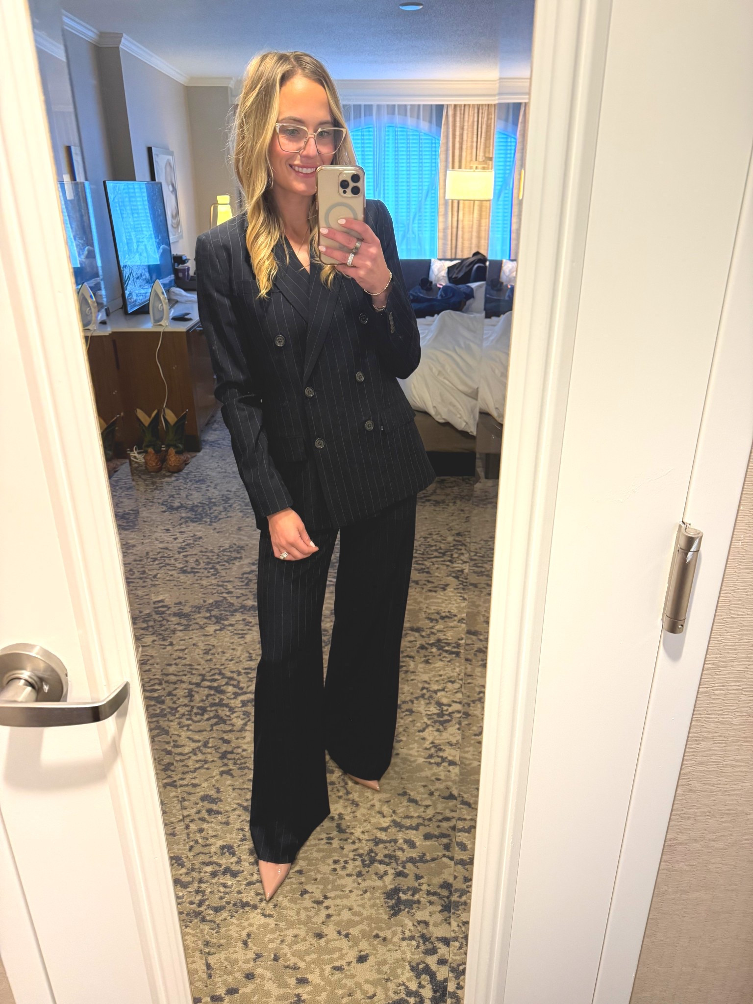 If you are need of a 3 piece suit- I highly recommend this. It’s comfortable- non restrictive! Wearing 0 in jacket, 2 in pant, and 2 in corset. Stayed true to size in the most comfortable heels! 👠 

#LTKHoliday #LTKdayinmylife #LTKWorkwear