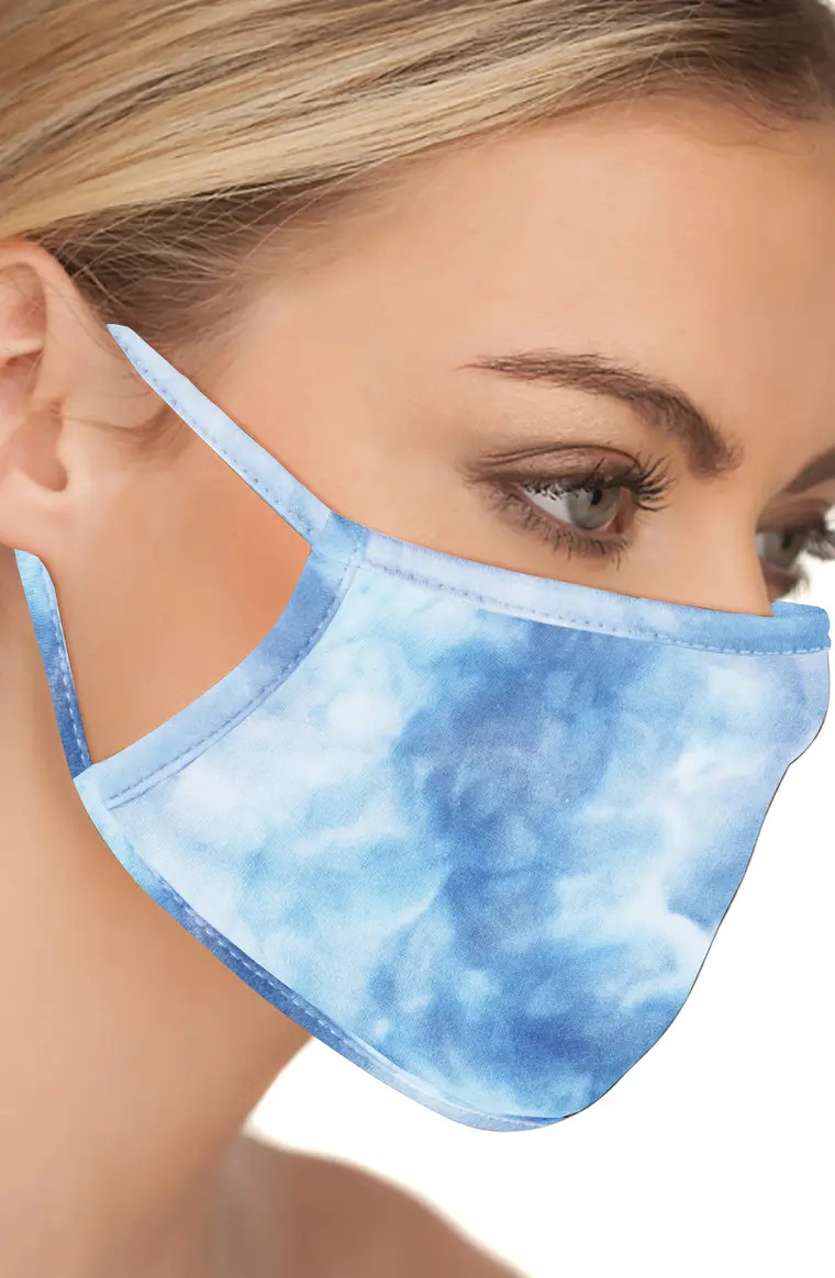 5-Pack Adult Tie Dye Face Masks | Nordstrom