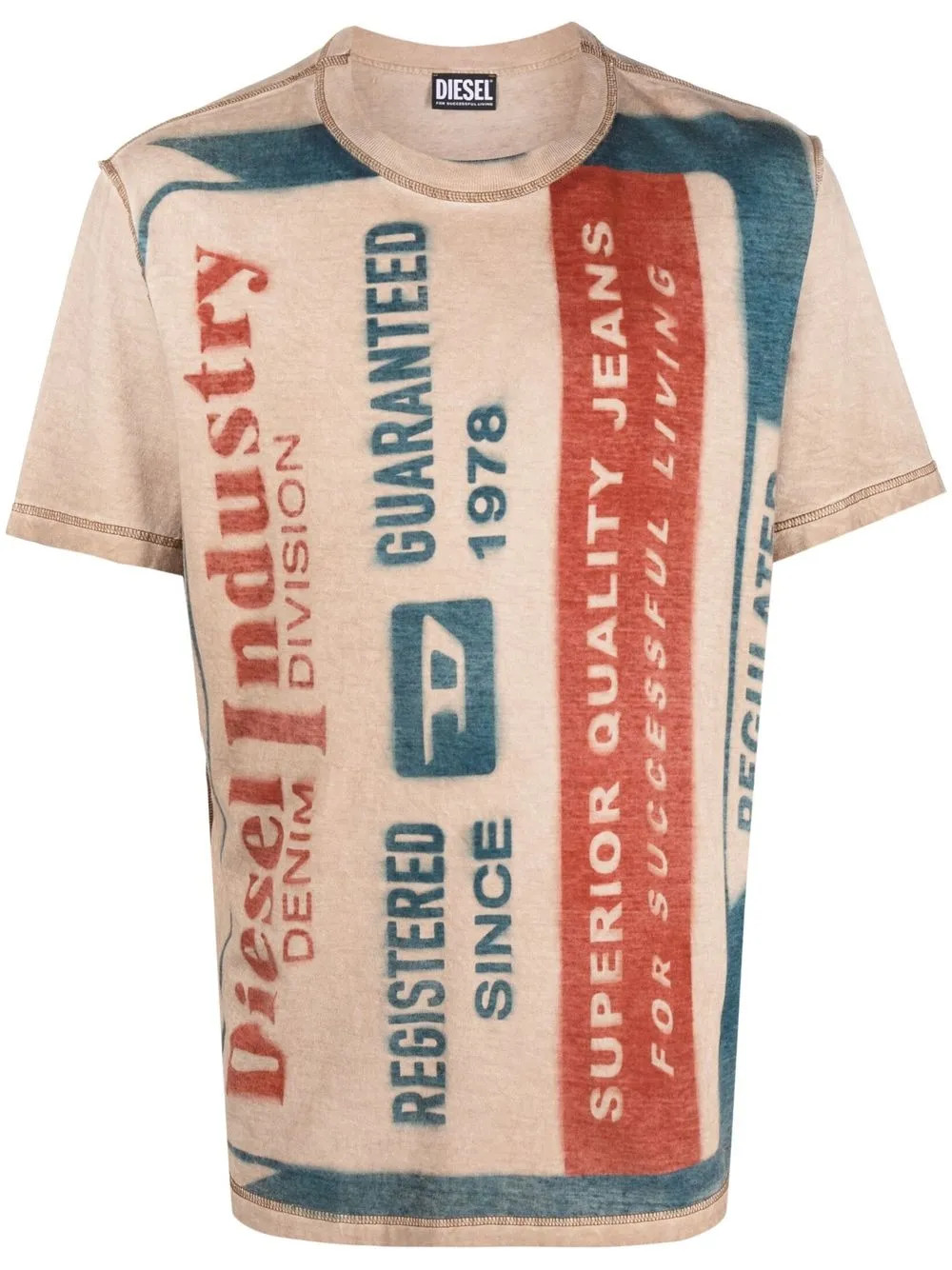 Diesel Graphic Print T-shirt - Farfetch | Farfetch Global