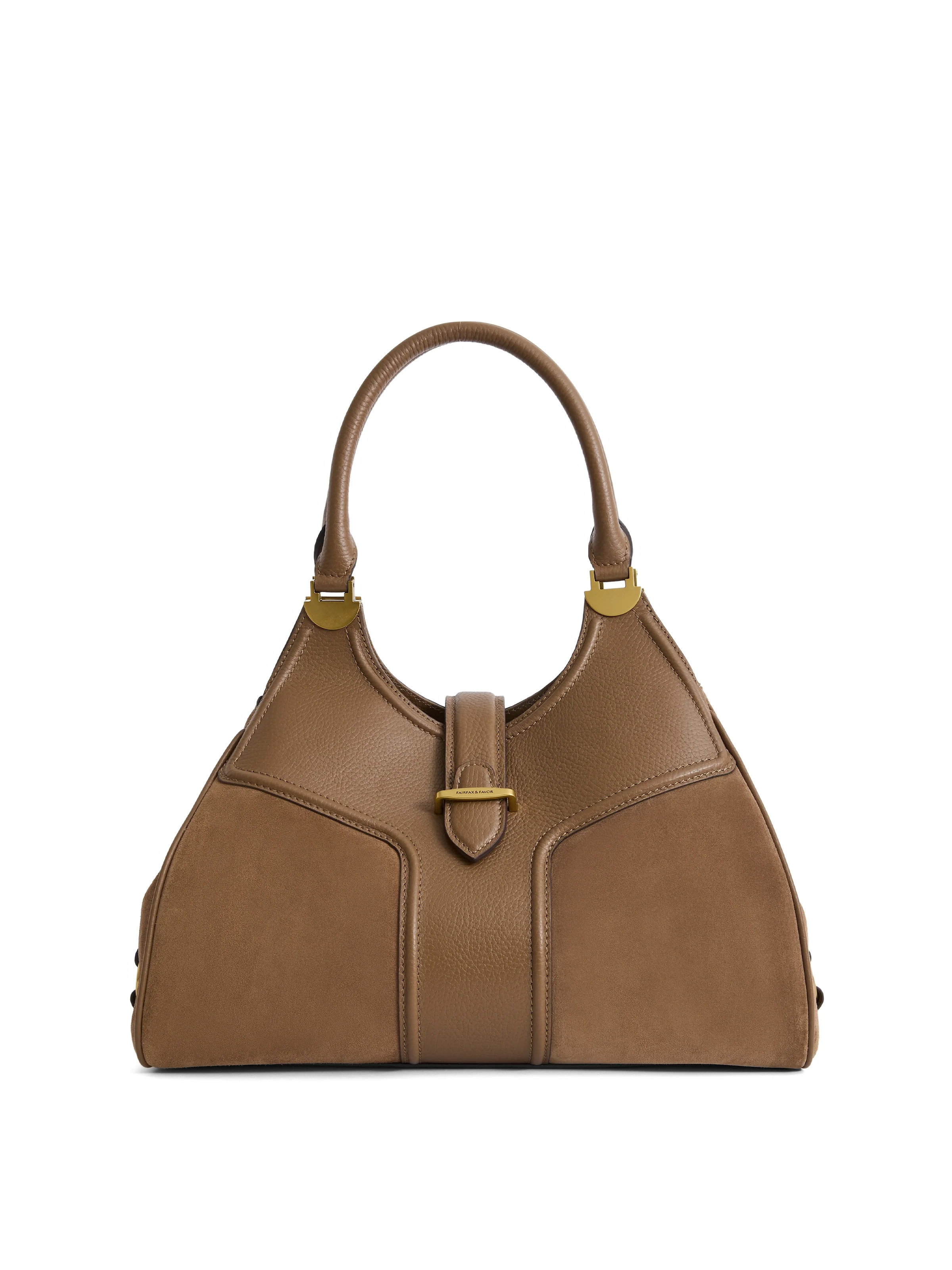 Aviemore - Women's Shoulder Bag - Tan Suede | Fairfax & Favor | Fairfax & Favor (UK)