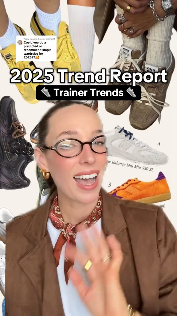 2025 trainer /sneaker trends 👟 Welcome back to my seasonal trend report series where we look at the biggest fashion trends we’ll be seeing in the coming months, how to style them and where to shop for the best pieces on the highstreet 👀 What other trends would you like me to cover next?🤎  #trendreport #2025trends #2025fashiontrends #onitsukatiger #pumaspeedcat #adidassl72 #adidassamba #adidasgazelle #adidasspezial #newbalance550 #newbalancemiumiu #miumiunewbalance 

#LTKFashionMonth #LTKshoes #LTKstyletip
