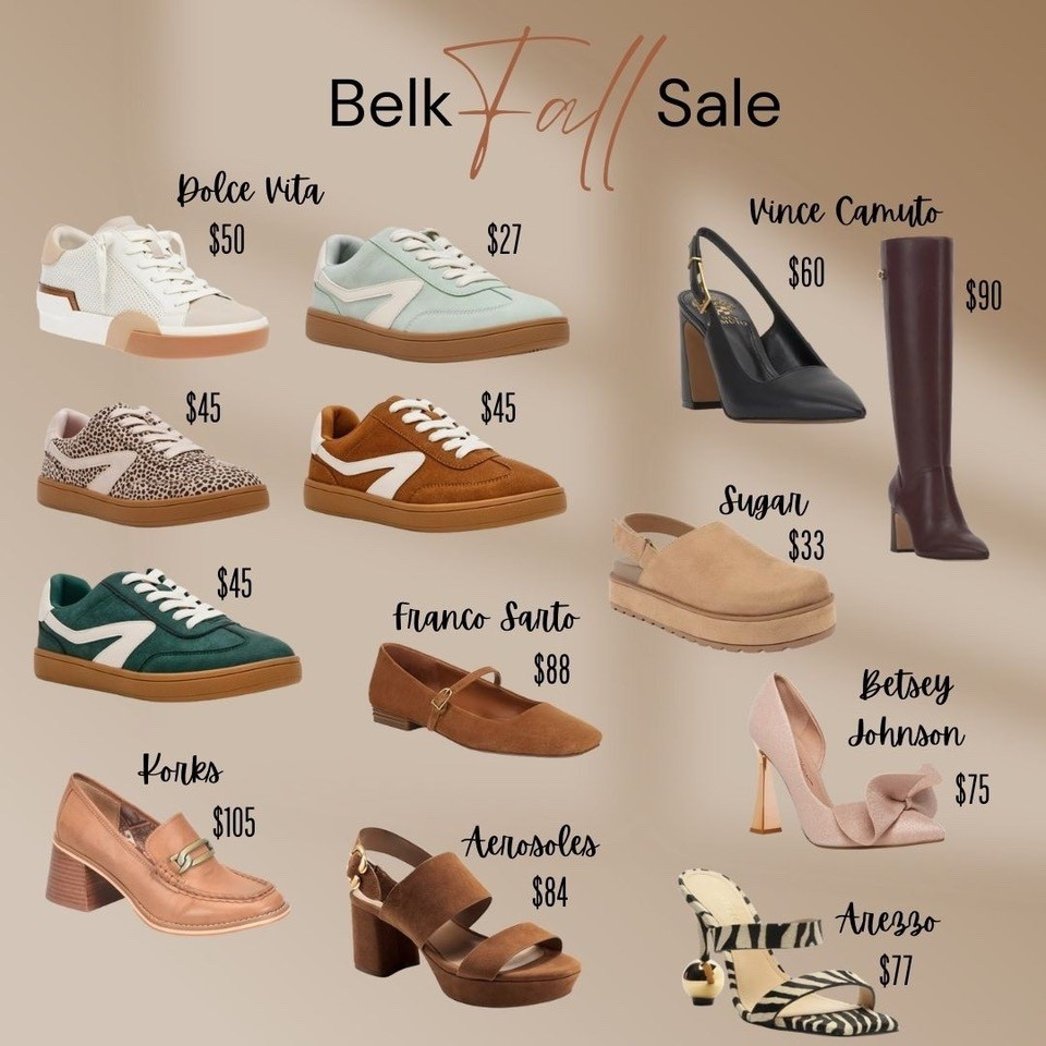 Shoes shoes and shoes!
Here are my fav pics for ladies in the Belk Fall Sale 

#LTKFallSale #LTKSaleAlert #LTKShoeCrush