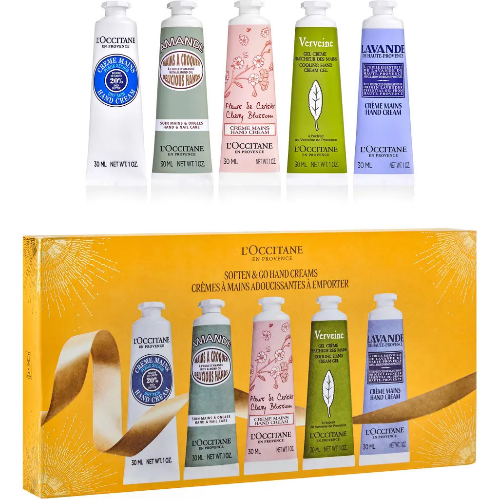 L'Occitane Soften & Go Hand Cream Set $65 Value at Nordstrom | Nordstrom