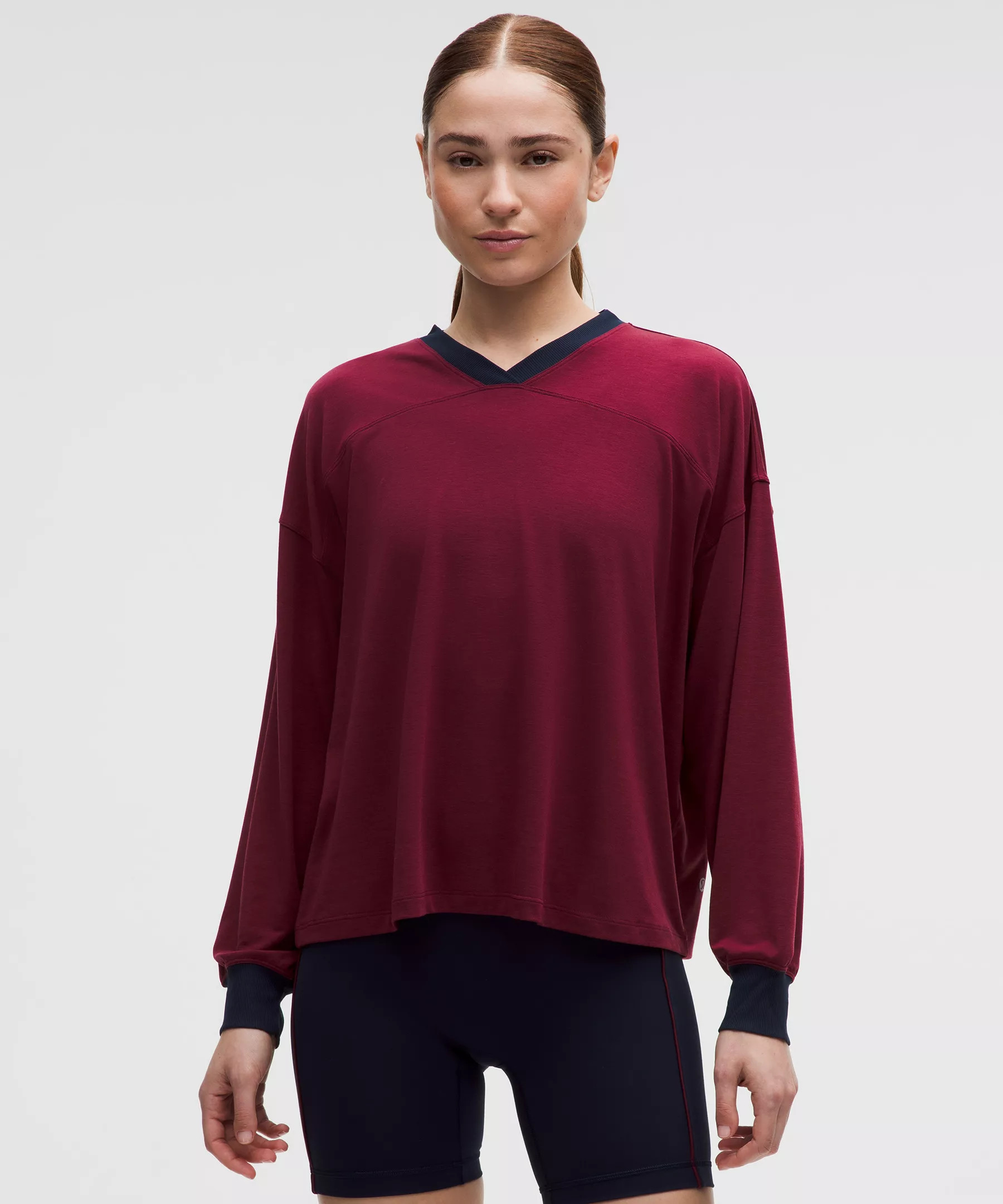 Jersey Training V-Neck Long-Sleeve Shirt | Lululemon (US)