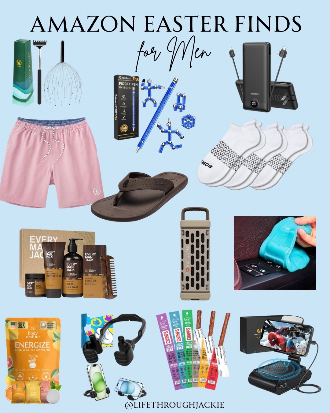 Amazon Easter Basket Finds for Him
@amazonfindsandfashion 
#easterfinds #amazonfinds #easterfindsforhim #springfinds #easterideas #giftideas #LTKOver50 #momover50


#LTKMens #LTKSeasonal #LTKSwim