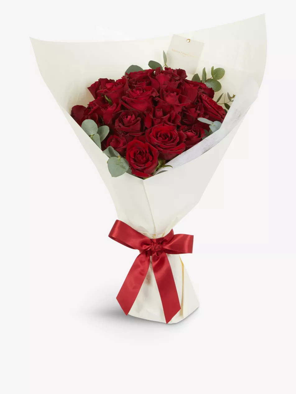 24 Red Roses bouquet | Selfridges