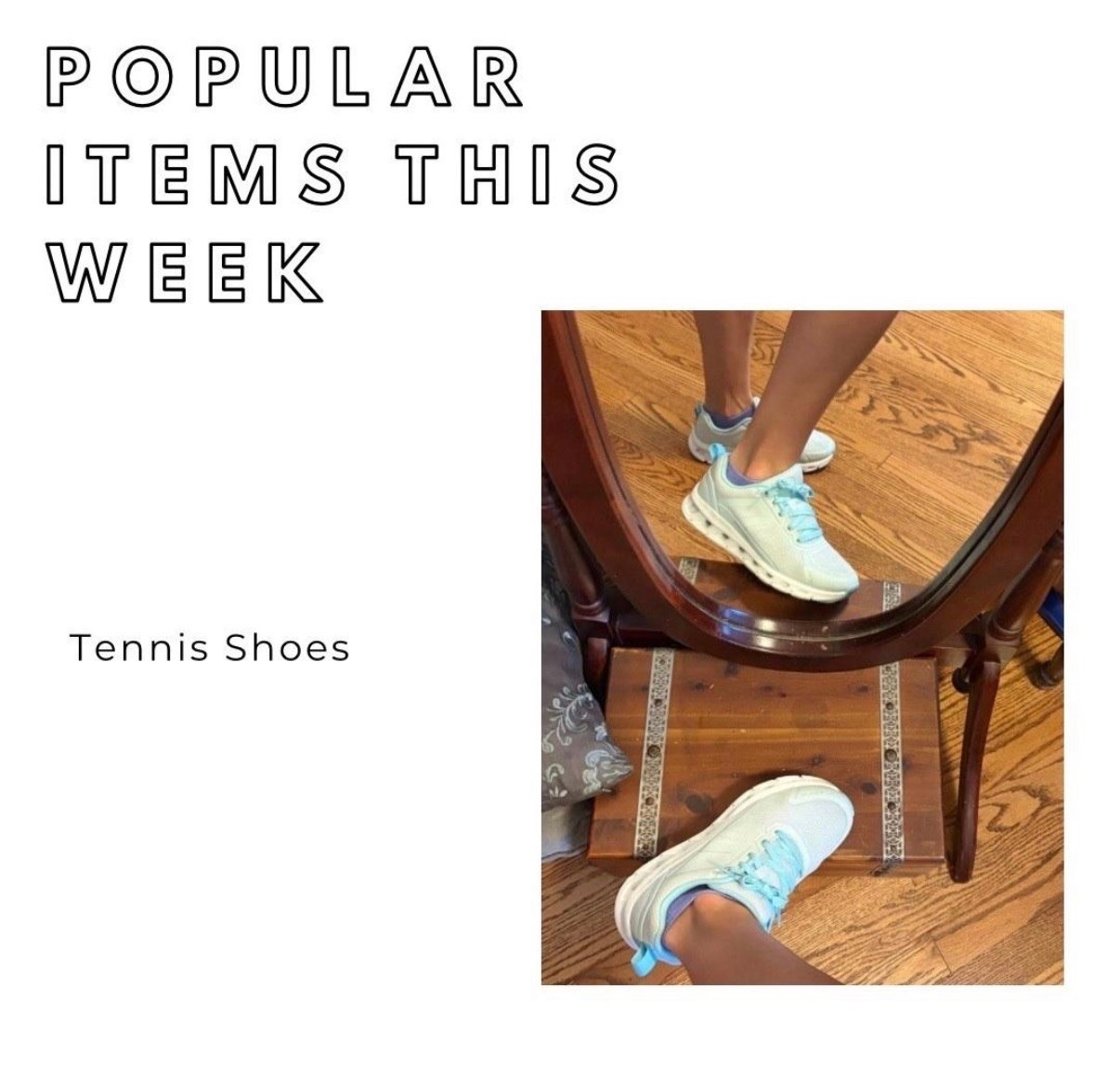 Tennis shoes - $28; designer look; great fit and loving this color; my color is mostly sold out but more colors are  available 


#shoes #walmart #designerdupe #athleticshoes #under30 #lookalike

#LTKU #LTKActive #LTKOver40