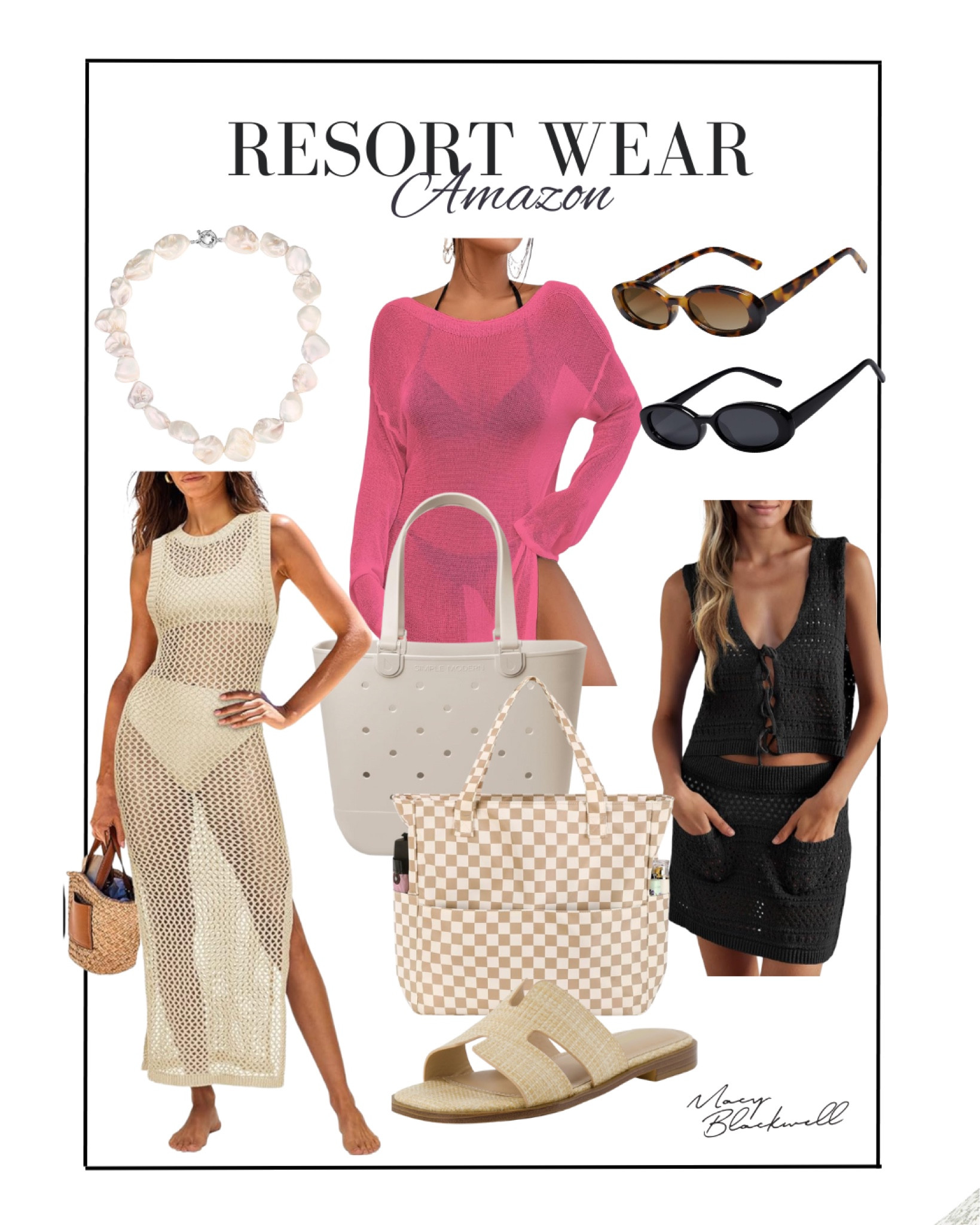 Travel outfit 
Beach outfit
Swimwear 
Coverup 
Vacation outfit
Sunglasses 
Vacation jewelry 
Beach necklace 
Beach bag 

#LTKTravel #LTKSeasonal #LTKSwim