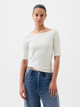 Modern Ballet-Back Cropped T-Shirt | Gap (US)