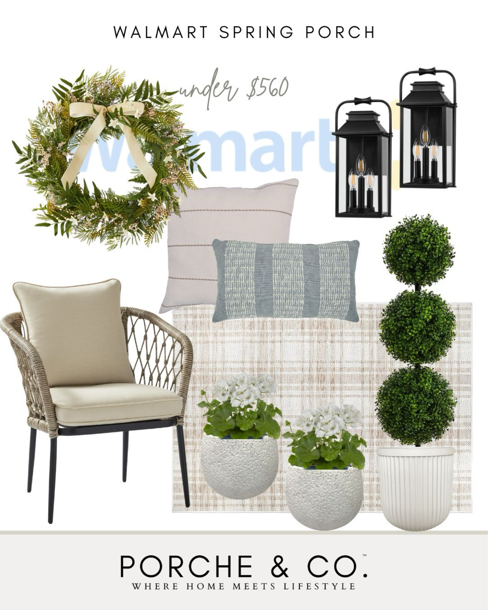 Walmart, Walmart spring, spring front porch, front porch decor
#visionboard #moodboard #porcheandco

#LTKStyleTip #LTKHome #LTKSeasonal