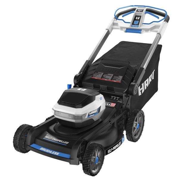 HART 40-Volt 21-Inch 3-IN-1 Self-Propelled Mower (2) 6.0 Ah Lithium-Ion Batteries | Walmart (US)