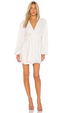 retrofete Gabrielle Robe in Moonglow White from Revolve.com | Revolve Clothing (Global)