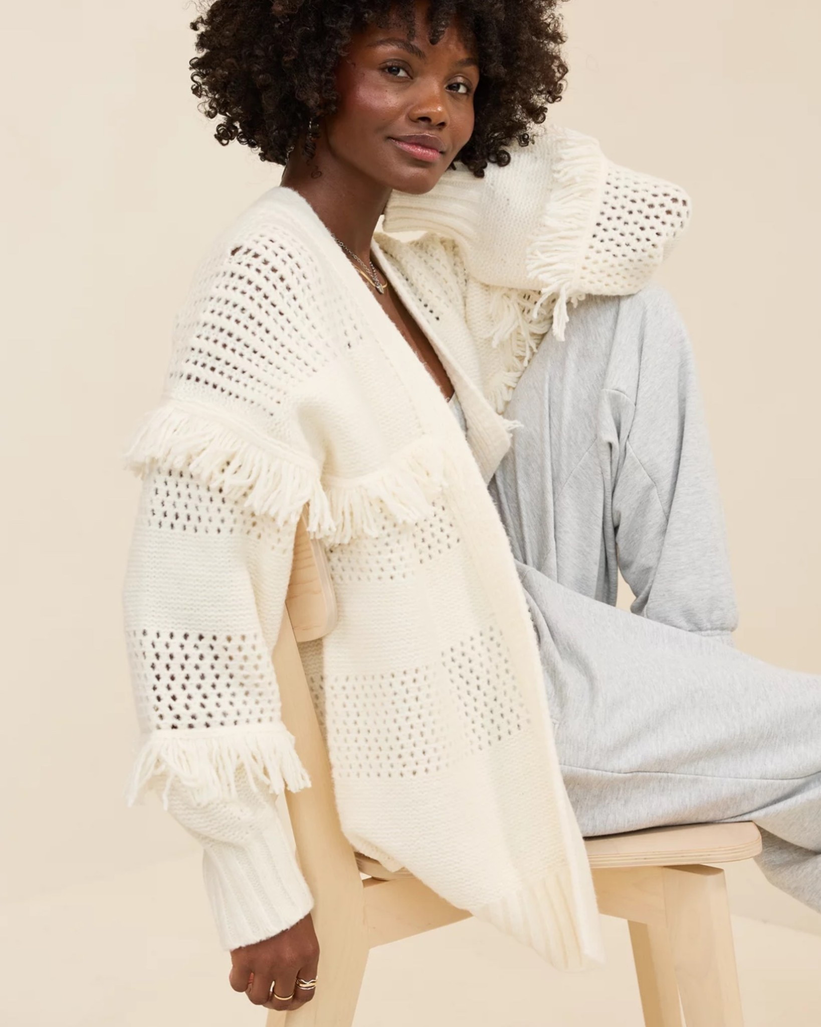 Cozy with a side of drama — the Aerie Fringe Cardigan is officially stealing the show this fall. The longer length + loose fit gives you that relaxed, effortless silhouette, and the fringe + pointelle details? Chef’s kiss. 😚🤌

Made with Real Good Everyday yarn, it’s soft, sustainable, and perfect for layering with denim, leggings, or a simple tee. If you love a statement cardigan that still feels wearable every day, this is the one.

#LTKGiftGuide #LTKHoliday #LTKCyberWeek