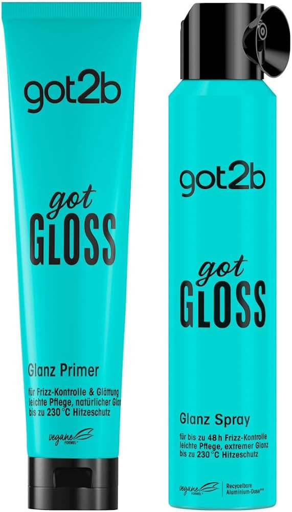 got2b Glanz Primer gotGloss (150 ml) Styling Creme Anti-Frizz-Formel spendet Feuchtigkeit & gotGl... | Amazon (DE)