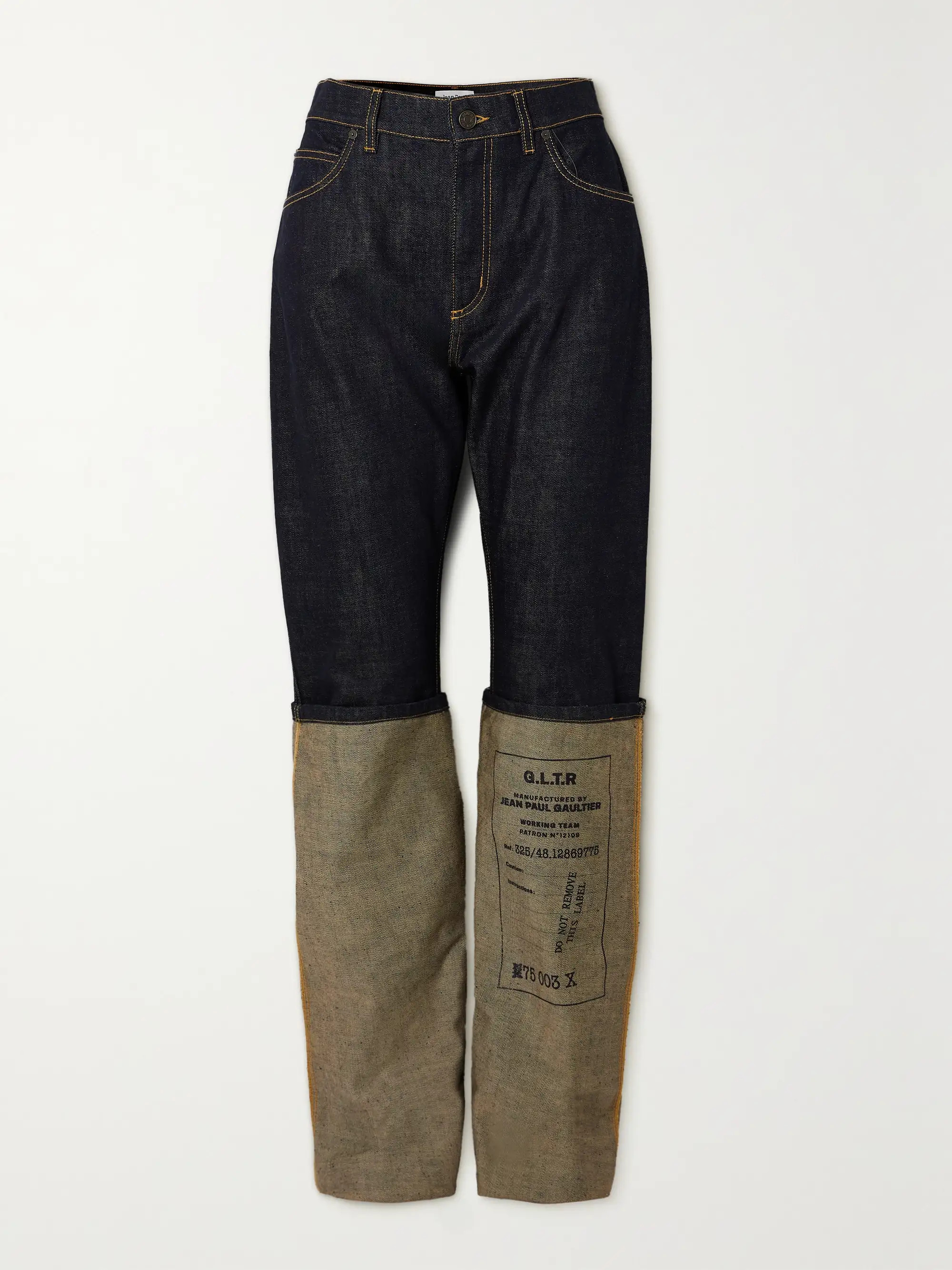 Printed high-rise wide-leg jeans | NET-A-PORTER (US)