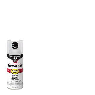 12 oz. Custom Spray 5-in-1 Matte Clear Spray Paint | The Home Depot