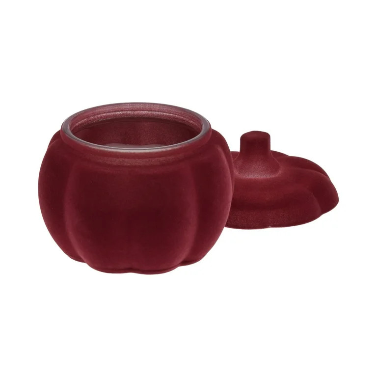 Better Homes & Gardens Spicy Cinnamon Sticks Scented 2-Wick 10oz (284.3 g) Medium Flocked Pumpkin... | Walmart (US)