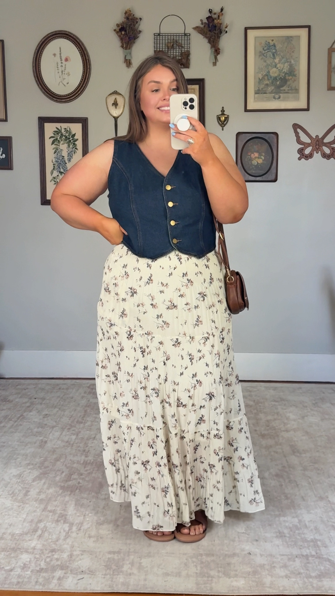 The prettiest skirt ever + one of my fav denim vests 😍😍 #plussizefashion

#LTKPlusSize #LTKMidsize