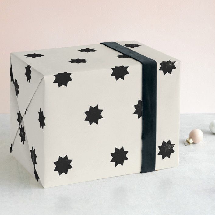 geo stars Wrapping Paper | Minted