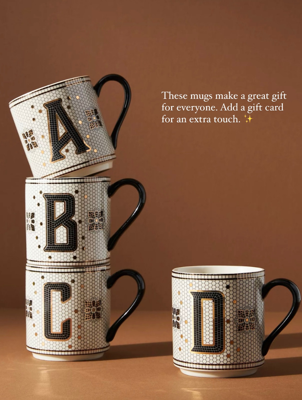 Anthropologie Cyber Monday Sale, Anthro Sale, up to 50% off ends today! Anthro mirror included too! Laidback Luxe Holiday Gift Guide ✨ These monogrammed mugs make a great gift for everyone, linked my other favorites from the Anthropologie Cyber Sale, gifts for her, gift ideas, cozy gift, home gifts, luxe gifts, #LaidbackLuxeLife

Follow me for more fashion finds, beauty faves, lifestyle, home decor, sales and more! So glad you’re here!! XO, Karma

#LTKCyberWeek #LTKsalealert #LTKHoliday