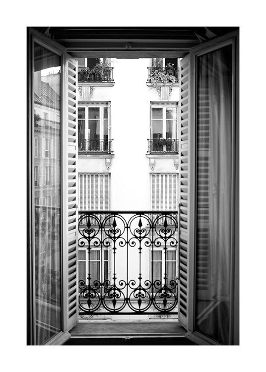 Parisian Balcony Print | Desenio