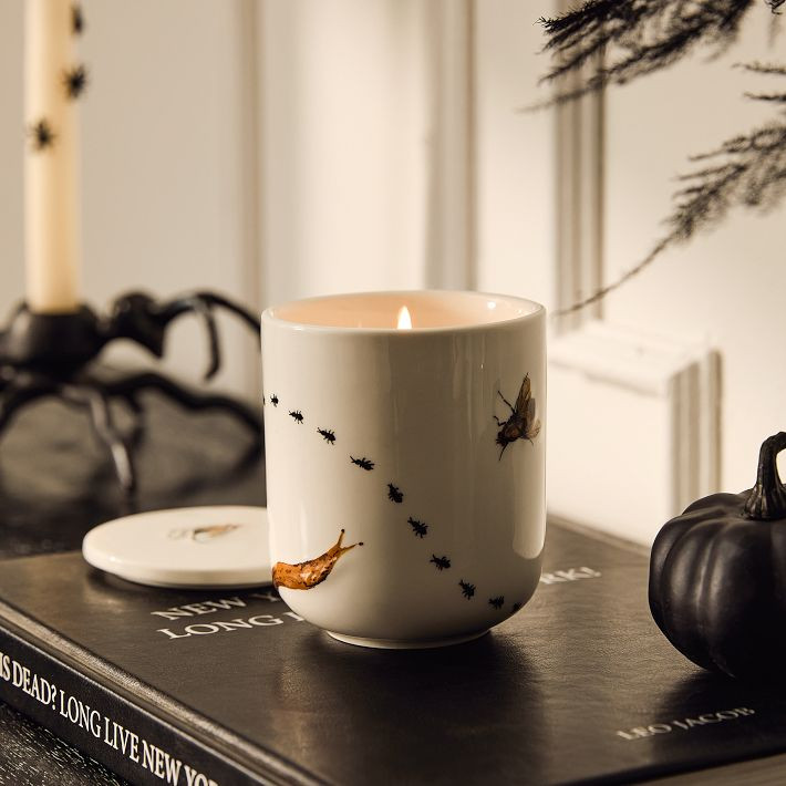 Halloween Antics Filled Candle - Smoky Moss | West Elm (US)