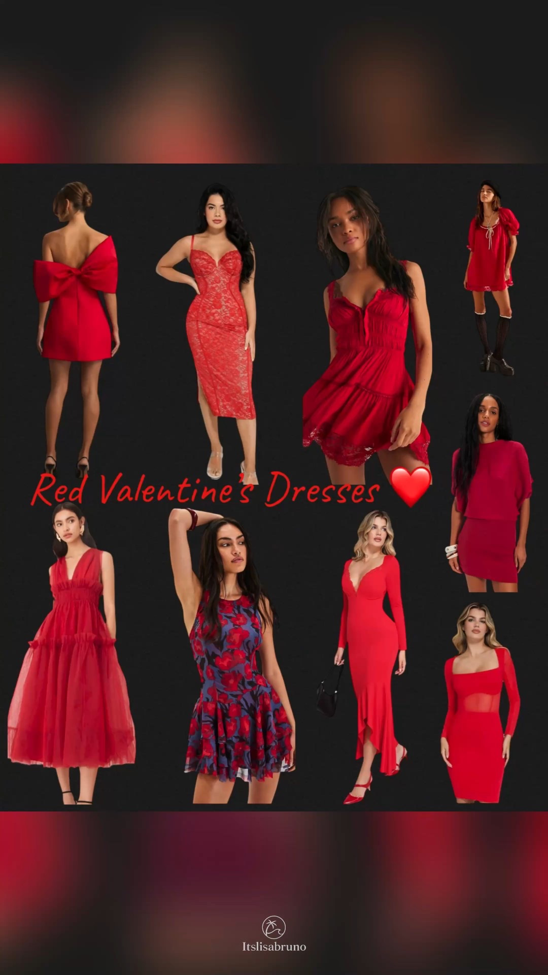 Classic red Valentine’s dresses ❤️ 

Short, long, dressy or effortless — these are timeless picks you’ll rewear beyond February 14th.🏹

#Ad #RedDress #ValentinesDayOutfits #DateNightStyle #LTKFinds #DressEdit

#LTKootd #LTKSeasonal