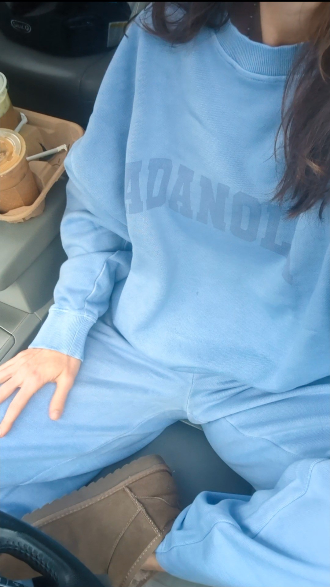 School drop ootd, comfy matching set. My set is adanola, but linked another pretty periwinkle-ish set. 

#LTKmomlife #LTKootd #LTKmorningroutine