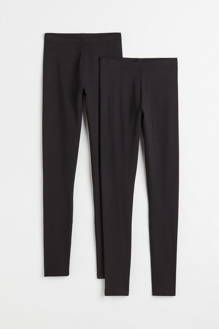 2-pack jersey leggings | H&M (UK, MY, IN, SG, PH, TW, HK)