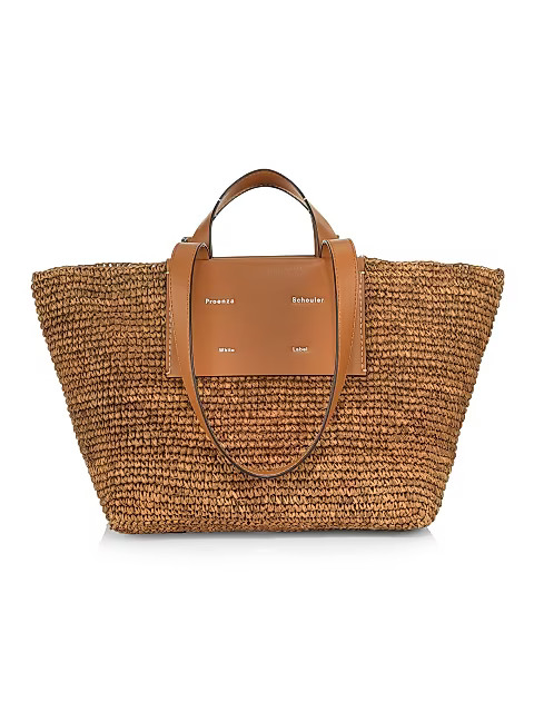 Large Morris Raffia Tote | Saks Fifth Avenue