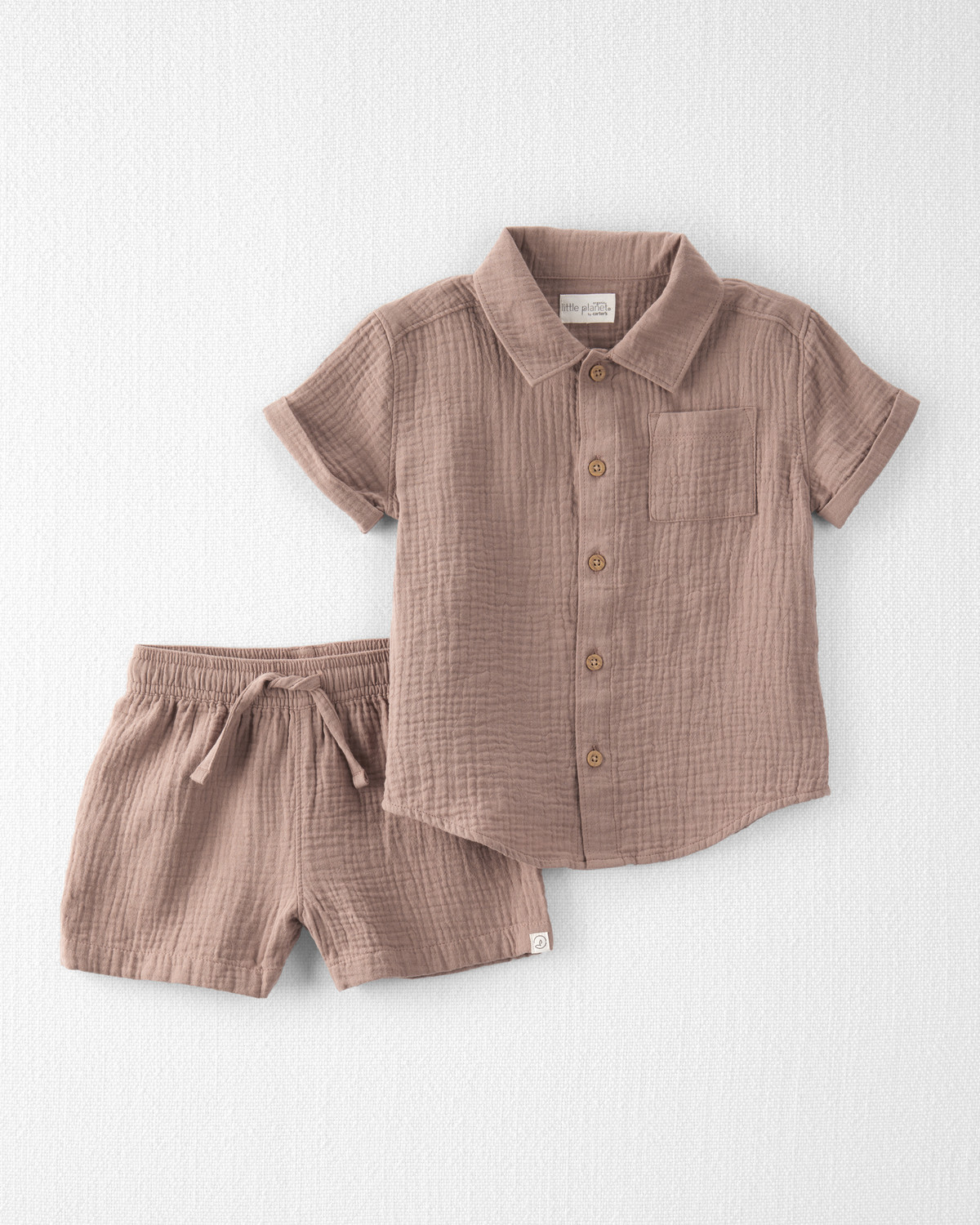 Toddler 2-Piece Organic Cotton Gauze Set - Little Planet | Carter's | Carter's Inc