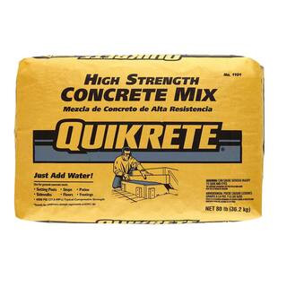 Quikrete 80 lb. Concrete Mix 110180 - The Home Depot | The Home Depot