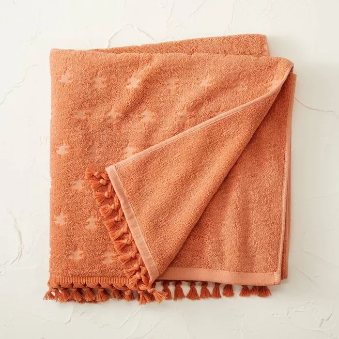 Jacquard Bath Towel with Fringe - Opalhouse™ designed with Jungalow™ | Target