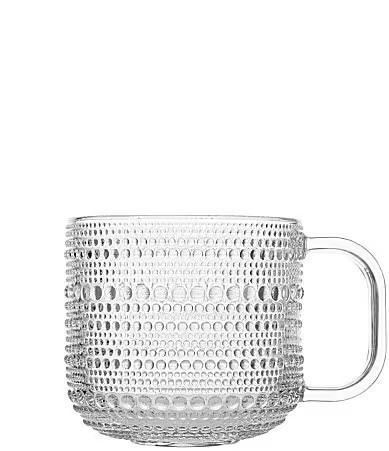 Fortessa Jupiter Glass Coffee Mugs Set of 6 - Clear | Dillard's