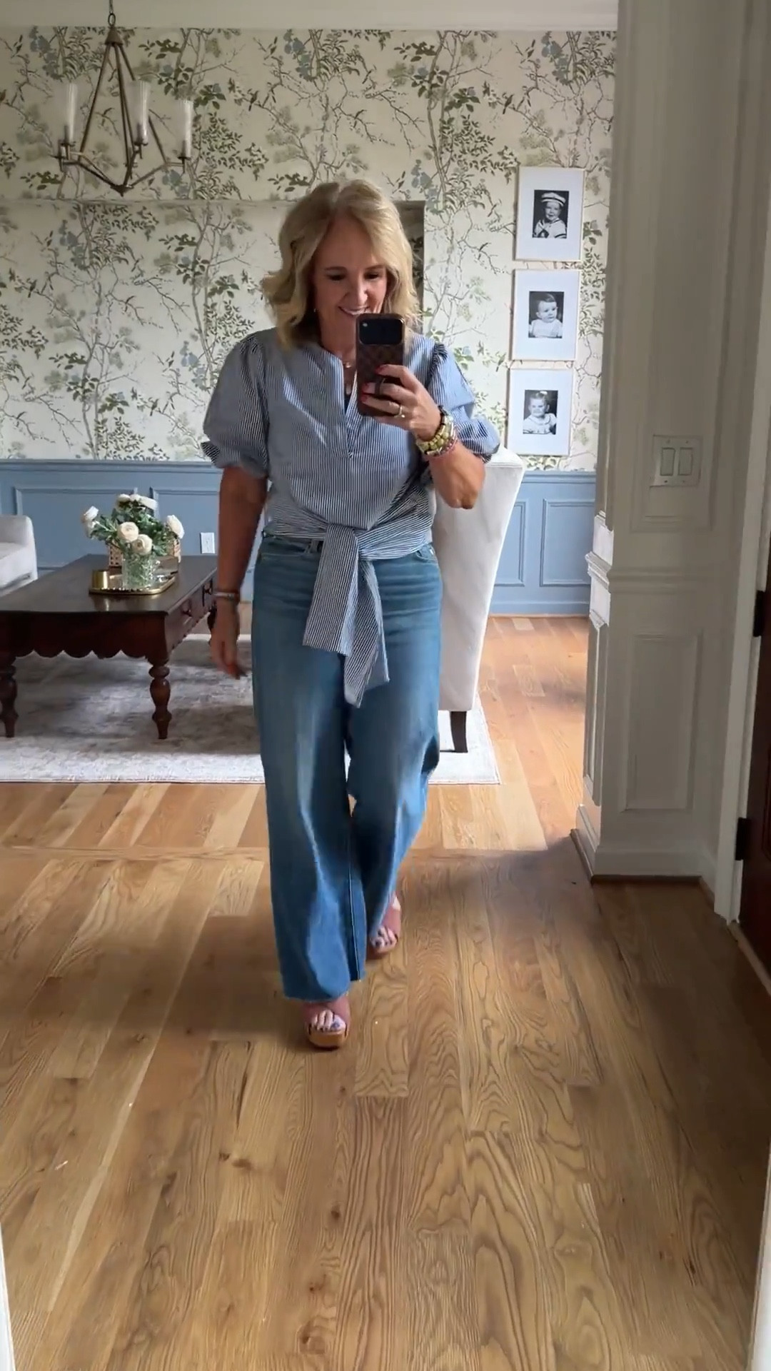 Yes, these are the petite size 29 petite
$100 off at Nordstrom right now. This is such a great deal so we are going to go.
Blouse wearing size medium
Walmart clogs in the muave color 
20% off my necklaces code TAKE20
20% off my bracelets code NANETTE20

#LTKootd #LTKPetite #LTKOver40