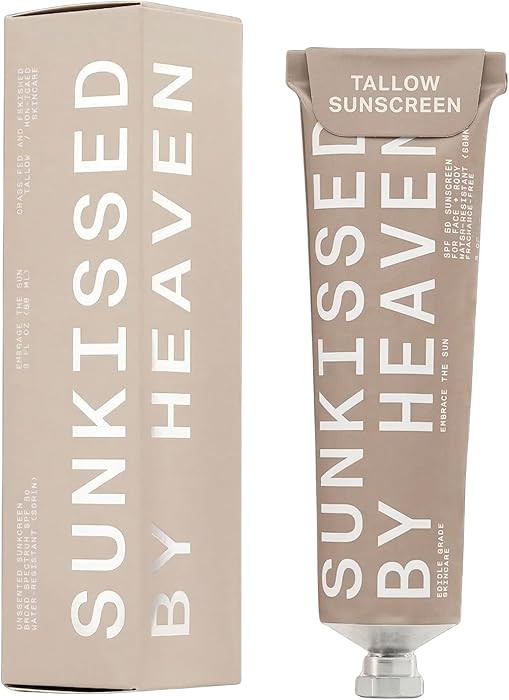 Jay Alvarrez Beef Tallow Sunscreen SPF 50 – Grass-Fed Tallow & Zinc Oxide Mineral Sunscreen, No... | Amazon (US)