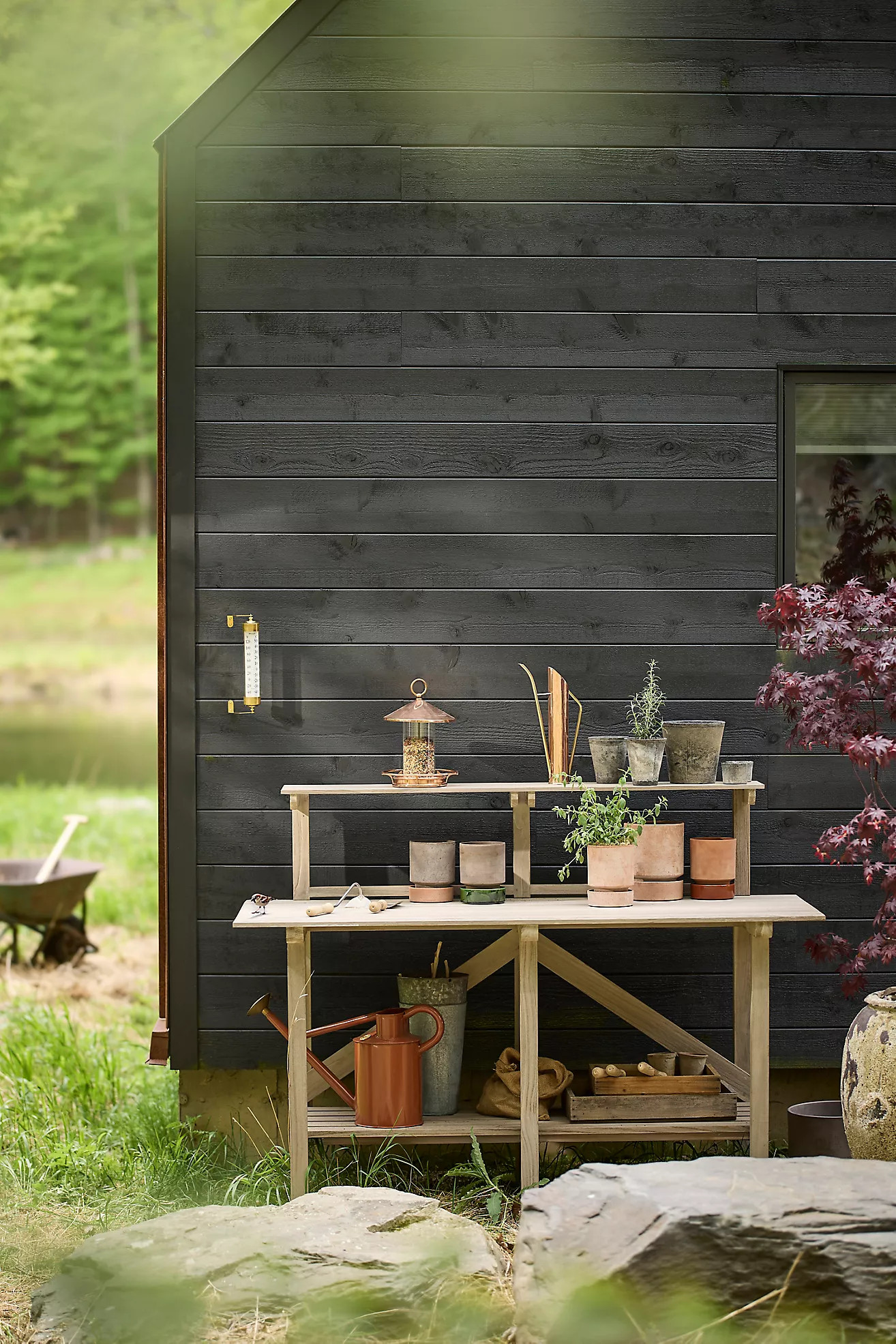Teak Work Station, Wide | Terrain