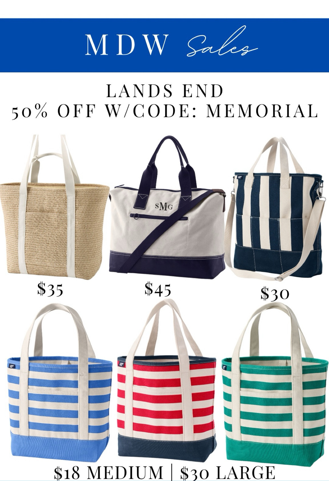 MDW sale finds at Land’s End! The best deals on cute totes!

#LTKSaleAlert #LTKItBag #LTKFindsUnder50
