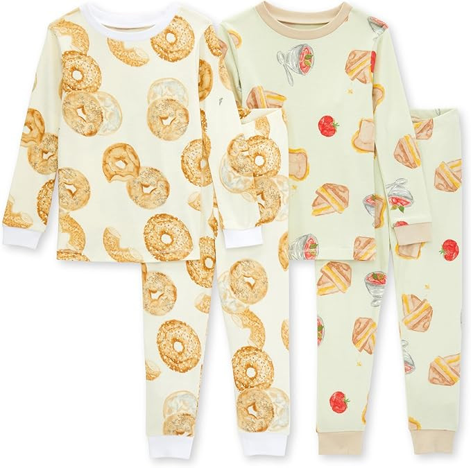 Burt's Bees Baby Baby Boys' Pajamas, Tee and Pant 2-Piece Pj Set, 100% Organic Cotton | Amazon (US)