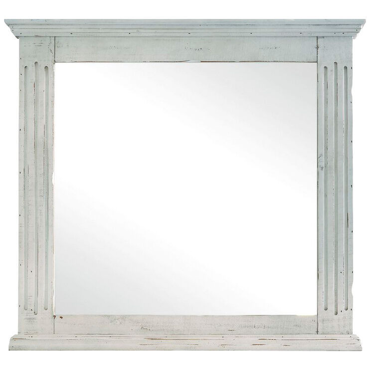 Olivia White Mirror | Slumberland Furniture