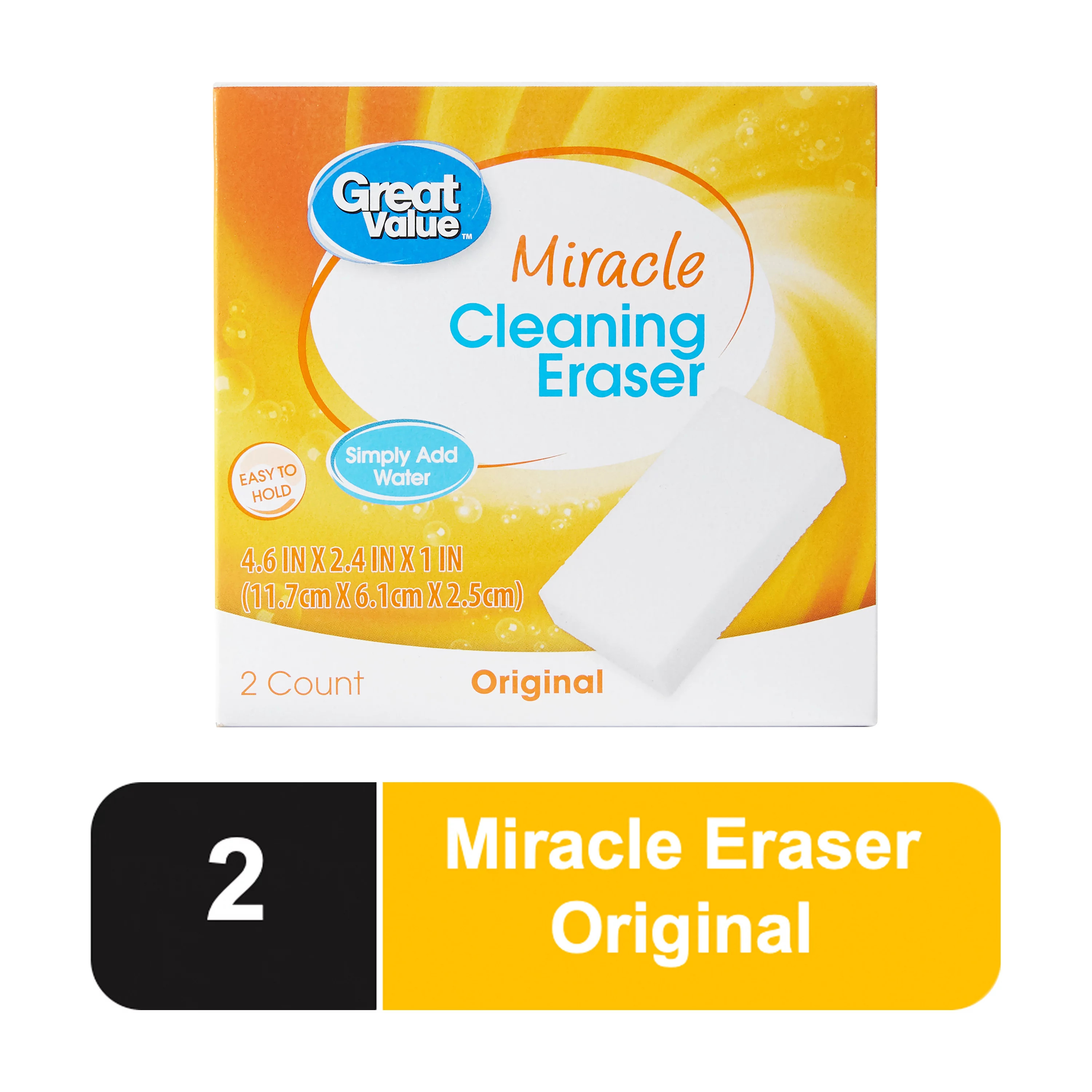 Great Value Original Miracle Eraser – 2 Count Walmart Finds Walmart Deals Walmart Sales | Walmart (US)