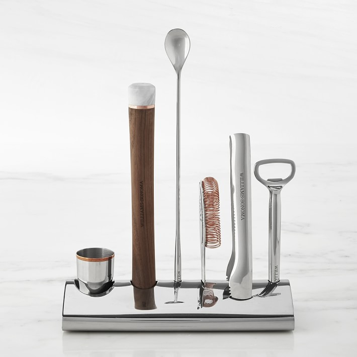Williams Sonoma Bar Tool Set with Stand | Williams-Sonoma